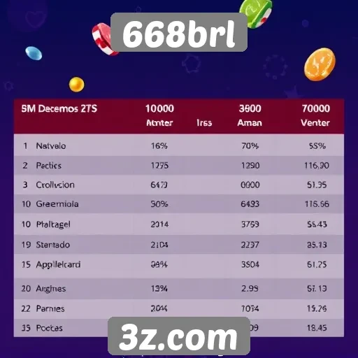 Comparativo entre 668brl e concorrentes do setor