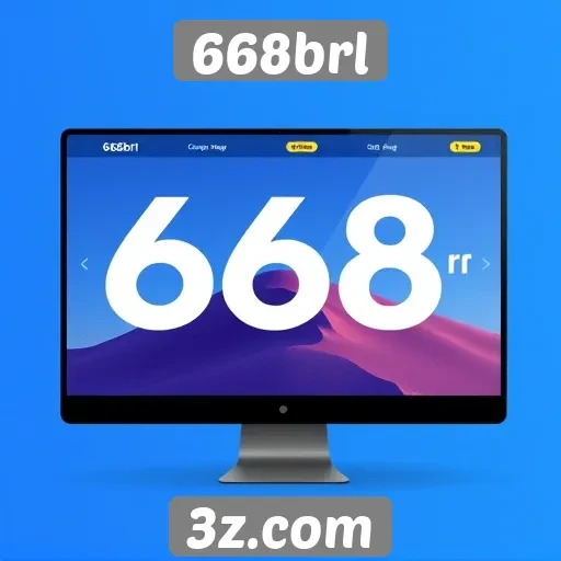 Interface do site 668brl é amigável e intuitiva